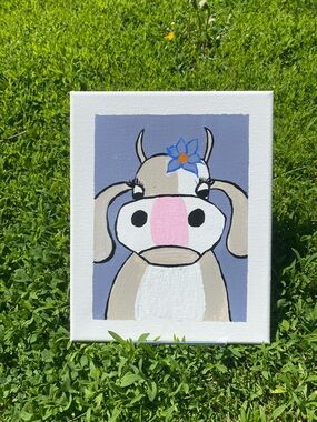 Charming Cow Painting